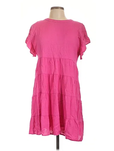 Pre-owned Andree By Unit Casual Dress In Pink
