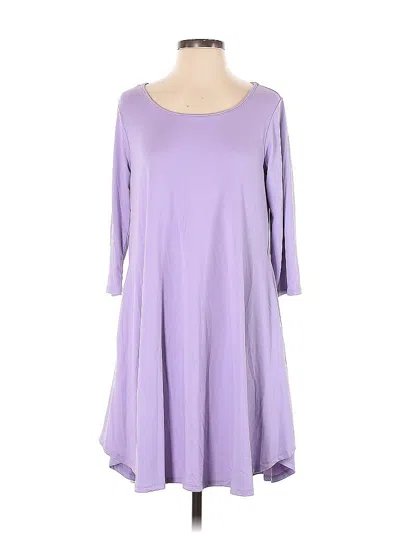 Pre-owned Andree By Unit Casual Dress In Purple