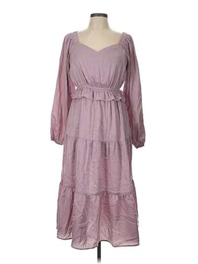 Pre-owned Andree By Unit Casual Dress In Purple