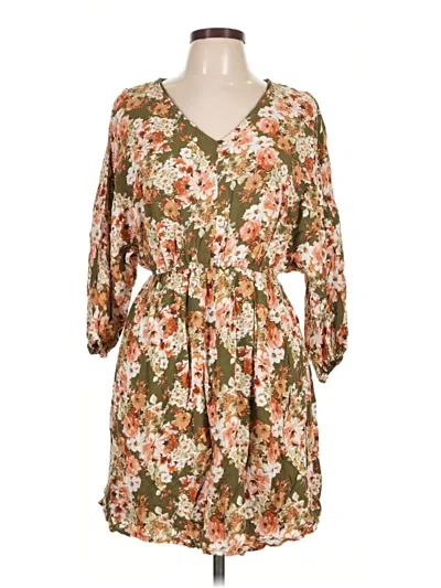 Pre-owned Andree By Unit Casual Dress In Tan