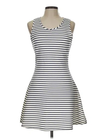 Pre-owned Andree By Unit Casual Dress In White