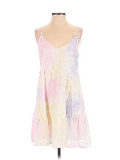 Pre-owned Andree By Unit Casual Dress In White