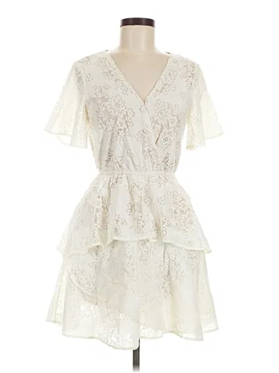Pre-owned Andree By Unit Cocktail Dress In Ivory