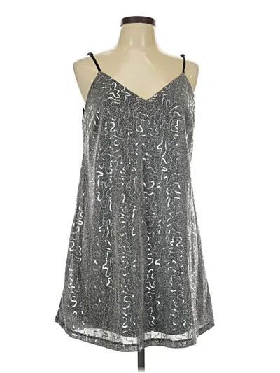Pre-owned Andree By Unit Cocktail Dress In Silver
