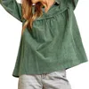 ANDREE BY UNIT DEFINITELY A YES TOP IN HUNTER GREEN