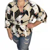 Andree By Unit Dolman Sleeves Printed Top In Multi In Multi