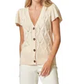 Andree By Unit Dreams Are Complete Cardigan In Natural In White