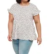 Andree By Unit Dreamy Look Top In White In Beige