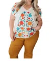 Andree By Unit Embroidered Blouse Shirt In White In White