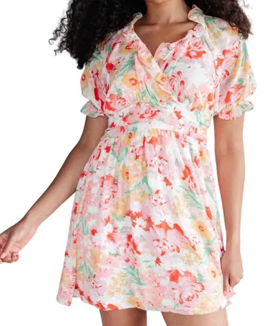 Andree By Unit Fancy Free Floral Dress In Parisian Floral Print In Multi