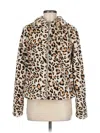 Andree By Unit Faux Fur Jacket In Animal Print