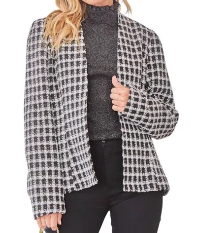 Andree By Unit Forever Has Begun Tweed Jacket In Black