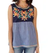 Andree By Unit Harmony Top In Blue In Multi