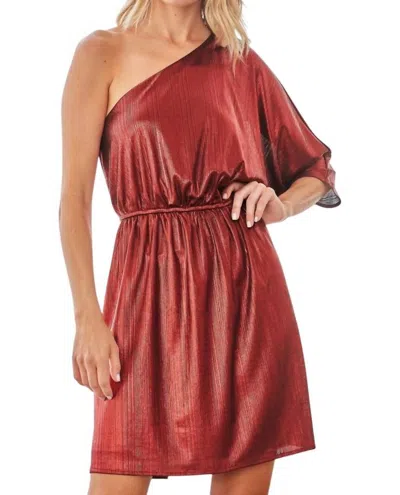 Andree By Unit Have A Ball Dress In Wine In Pink