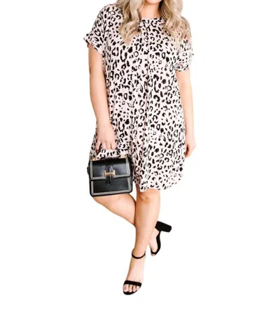 Andree By Unit Just Around The Corner Dress In Black Print Multi