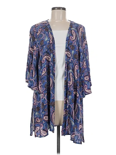 Pre-owned Andree By Unit Kimono In Blue