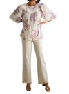 Andree By Unit Lavender Haze Blouse In White In White