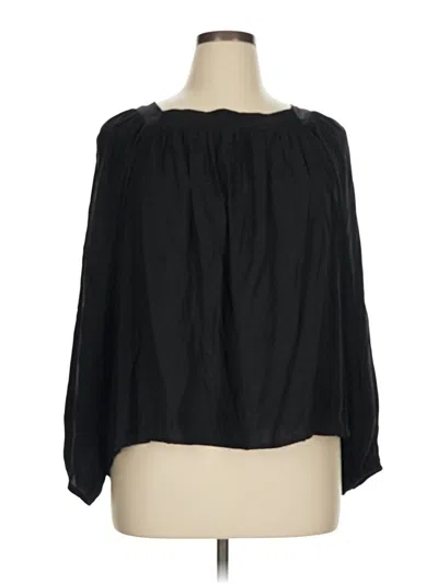 Andree By Unit Long Sleeve Blouse In Black