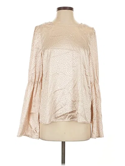 Pre-owned Andree By Unit Long Sleeve Blouse In Ivory