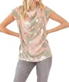 Andree By Unit Makes You Happy Blouse In Sage Multi In Green