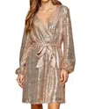Andree By Unit Midnight Toast Dress In Champagne In White