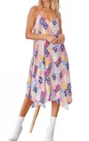 Andree By Unit Miranda Maxi Dress In Ivory Multi In White