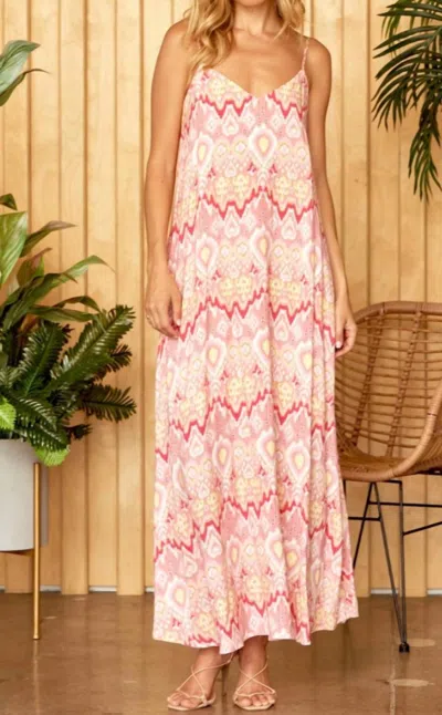 Andree By Unit Natalia Maxi Dress In Pink