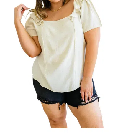 Andree By Unit Old Town Moments Top Blouse In White
