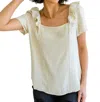 Andree By Unit Old Town Moments Top In Natural In Yellow