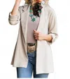 Andree By Unit Pearl Boyfriend Blazer In White