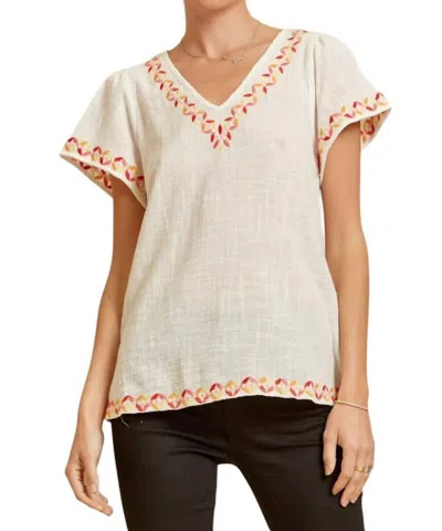 Andree By Unit Perfect Life Top In Ivory In White