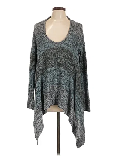 Pre-owned Andree By Unit Poncho In Teal