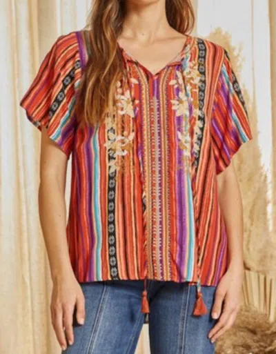 Andree By Unit Printed Top In Multi