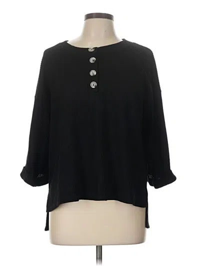 Pre-owned Andree By Unit Pullover Sweater In Black