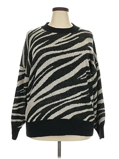 Pre-owned Andree By Unit Pullover Sweater In Black