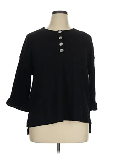 Pre-owned Andree By Unit Pullover Sweater In Black