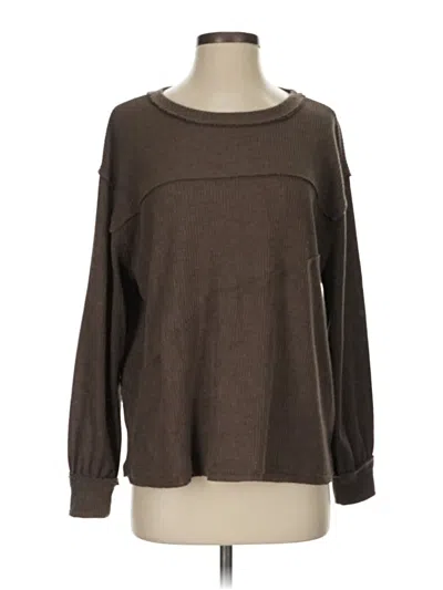 Pre-owned Andree By Unit Pullover Sweater In Brown
