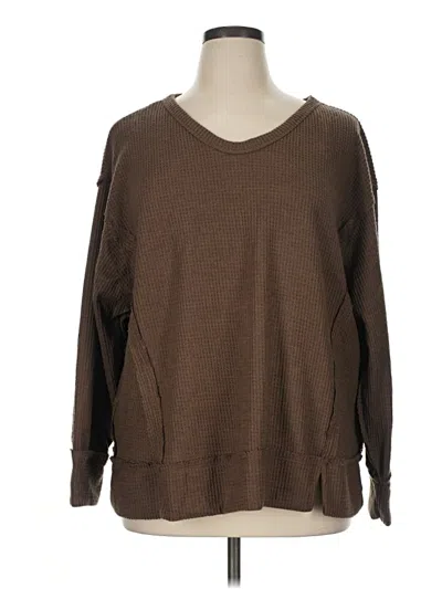 Andree By Unit Pullover Sweater In Brown