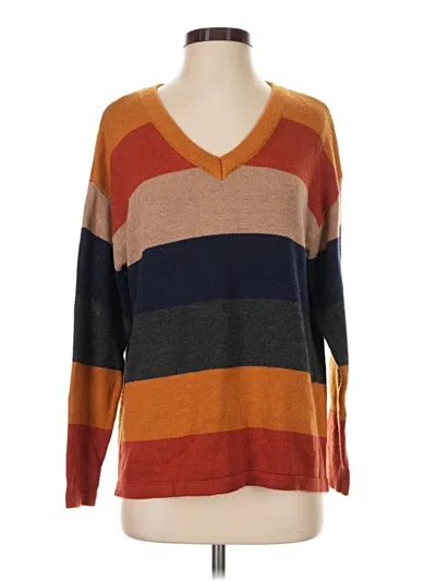 Pre-owned Andree By Unit Pullover Sweater In Brown