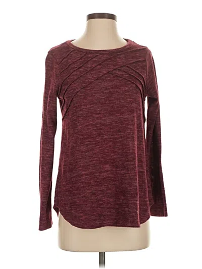 Pre-owned Andree By Unit Pullover Sweater In Burgundy