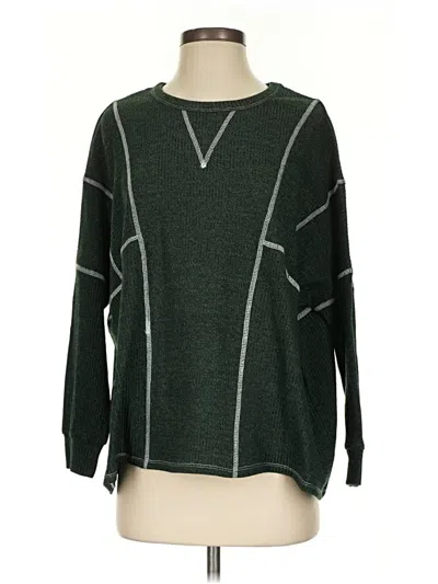Pre-owned Andree By Unit Pullover Sweater In Green