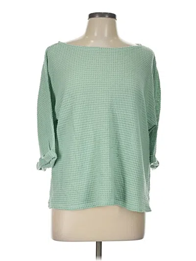 Pre-owned Andree By Unit Pullover Sweater In Green