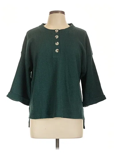 Pre-owned Andree By Unit Pullover Sweater In Green