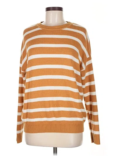 Pre-owned Andree By Unit Pullover Sweater In Orange