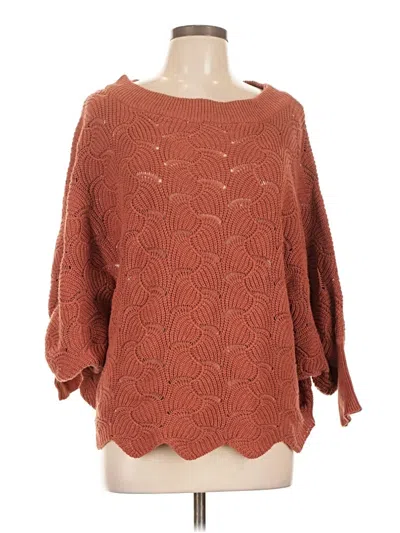 Pre-owned Andree By Unit Pullover Sweater In Orange