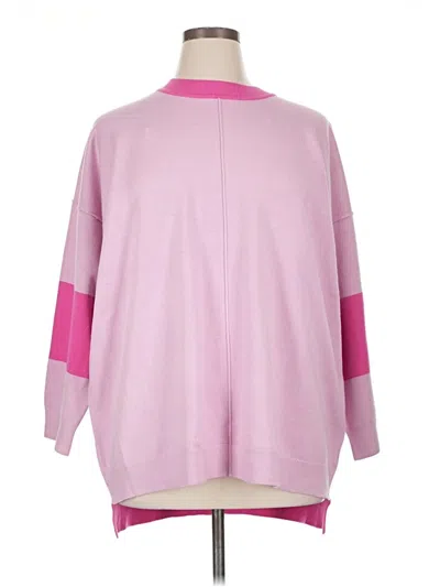 Pre-owned Andree By Unit Pullover Sweater In Pink