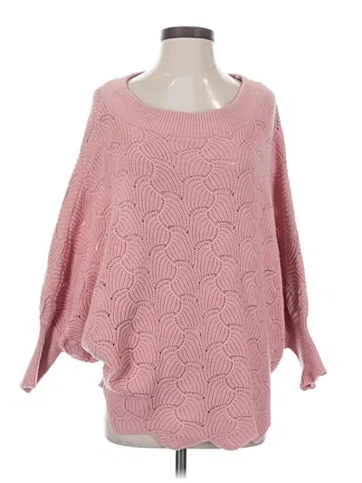 Pre-owned Andree By Unit Pullover Sweater In Pink