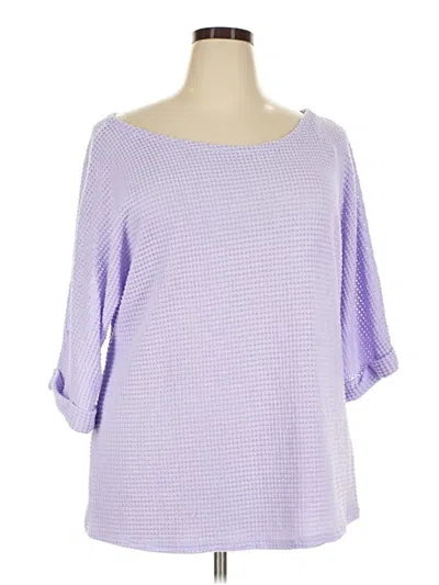 Pre-owned Andree By Unit Pullover Sweater In Purple