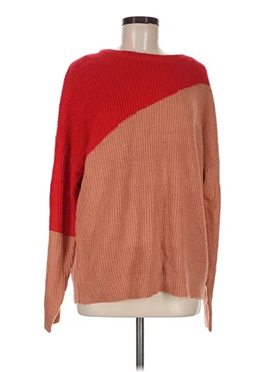 Andree By Unit Pullover Sweater In Red