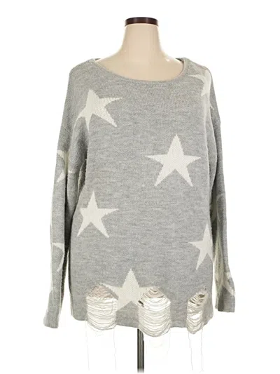 Pre-owned Andree By Unit Pullover Sweater In Silver